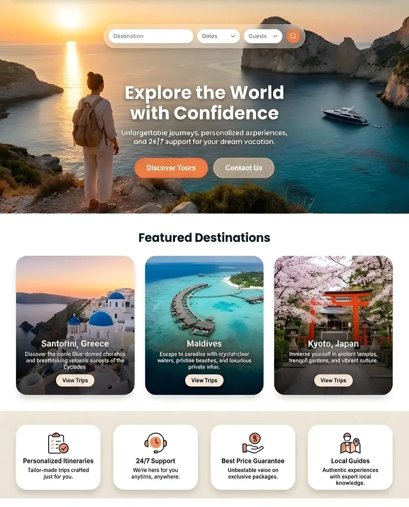 A travel platform that offers unforgettable destinations, personalized itineraries, and authentic cultural experiences.